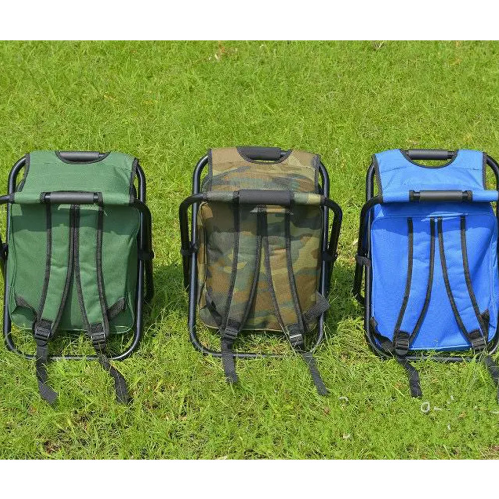 Woodworking Outdoor Furniture - Tragbarer Klappstuhl, Angler-Klappstuhl mit Tasche, Faltbarer