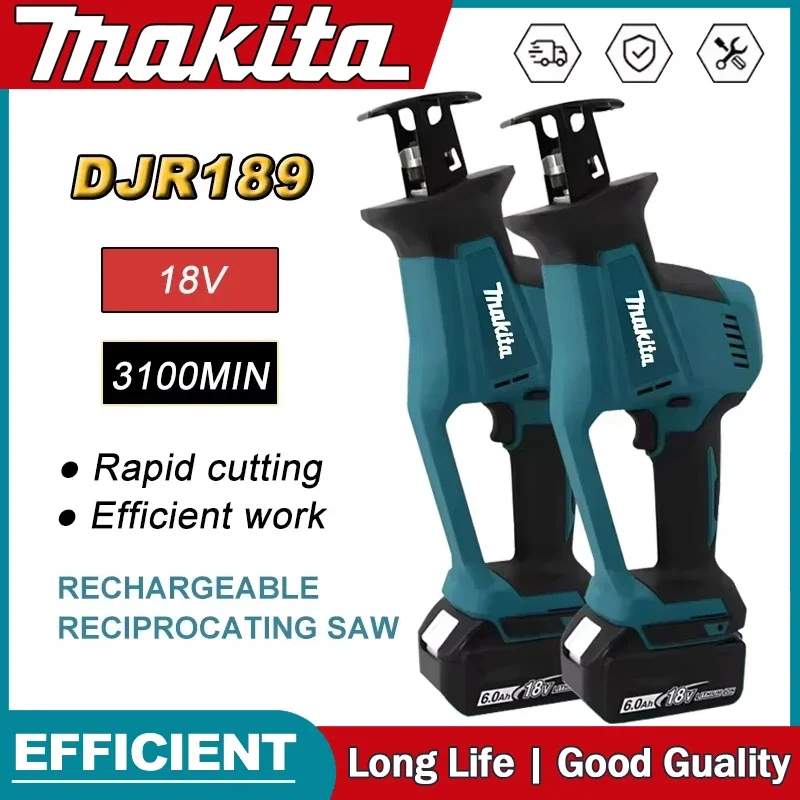 Woodworking Rasp - Makita DJR189 18V Akku-Säbelsäge, bürstenlos, wiederaufladbar,
