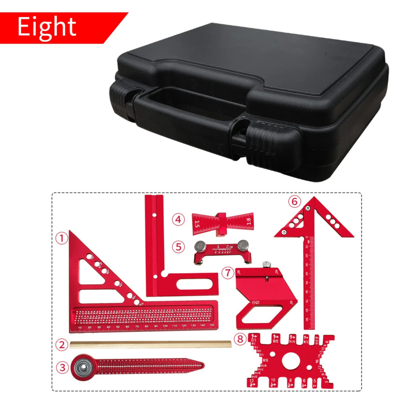 Woodworking Plans Free - Quadratisches Aluminium-Set für die Holzbearbeitung mit