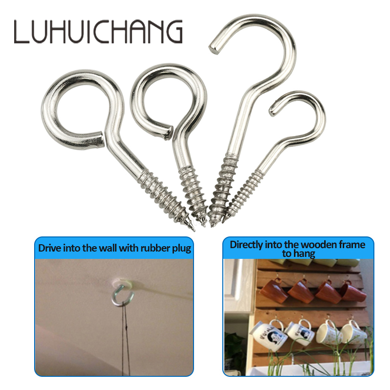 Woodworking Questions - Leichte Haken-Ring-Schraube, Holz, selbstschneidende Schraube, Ösen-Schraube,