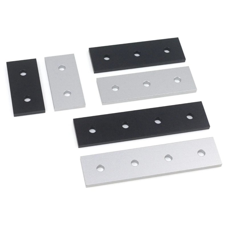 Woodworking Joints - 4 Stück 2/3/4-Loch-Verbindungsstreifen aus Aluminium für