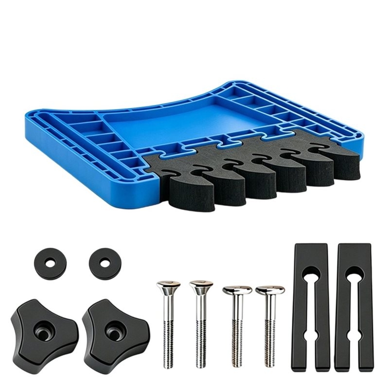 Woodworking Kickback - T19C Feather Board Anti-Kickback-Sicherheitswerkzeug mit T-Nut-Adapter