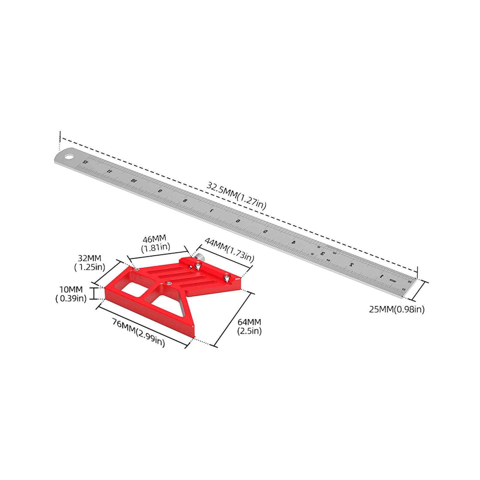45-90-Grad-Gehrungslineal, 45- – Woodworking For Engineers Bewertung und Preis