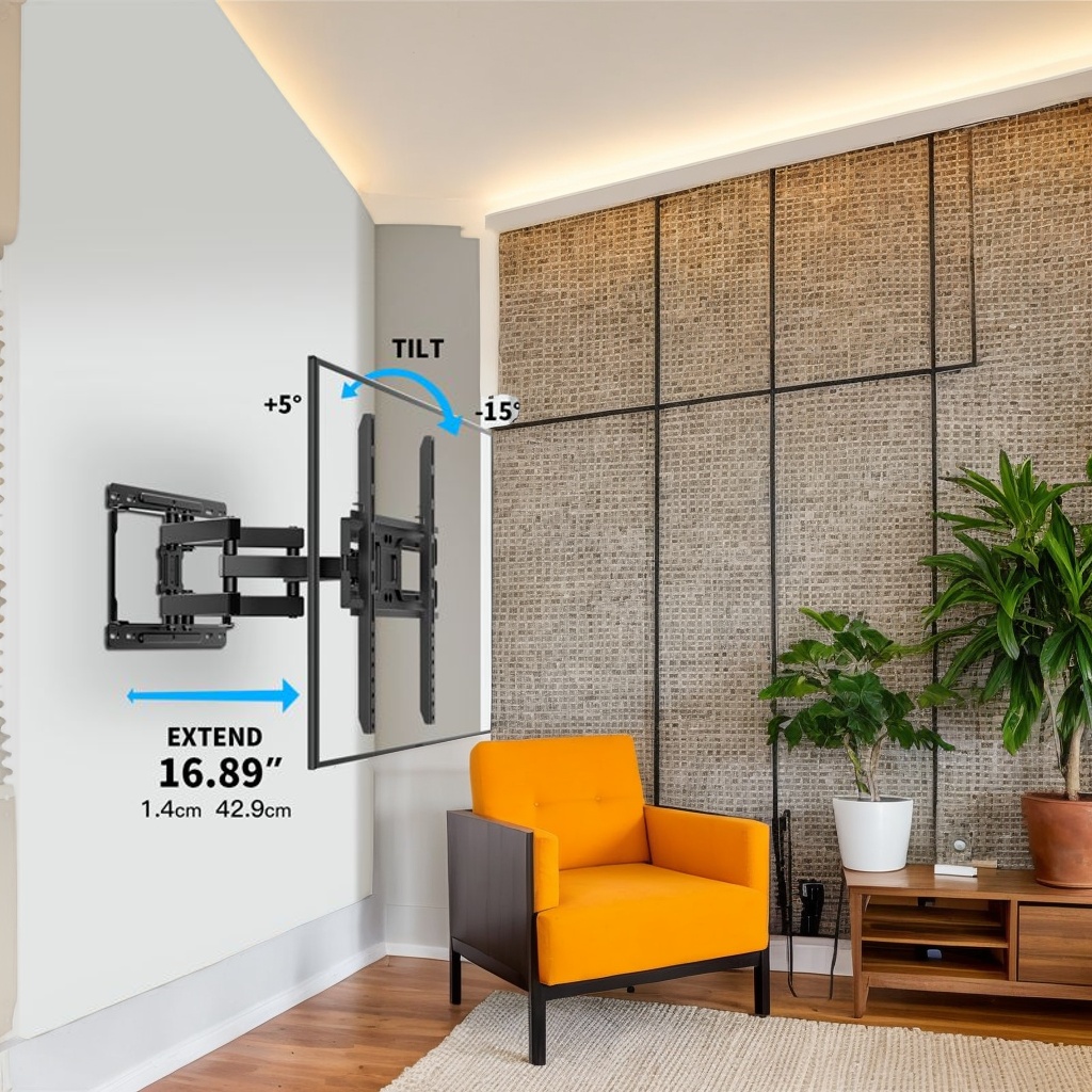 Voll bewegliche TV-Wandhalteru – Woodworking Tv Bewertung und Preis