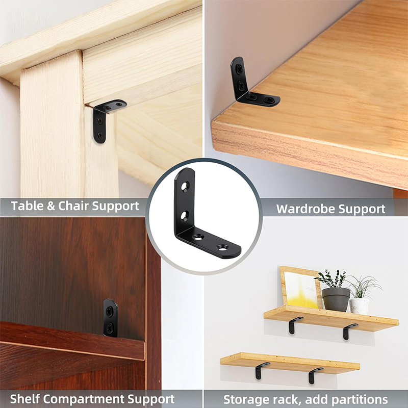 6–20 Stück schwarze Eckstrebe  – Woodworking Joints Bewertung und Preis