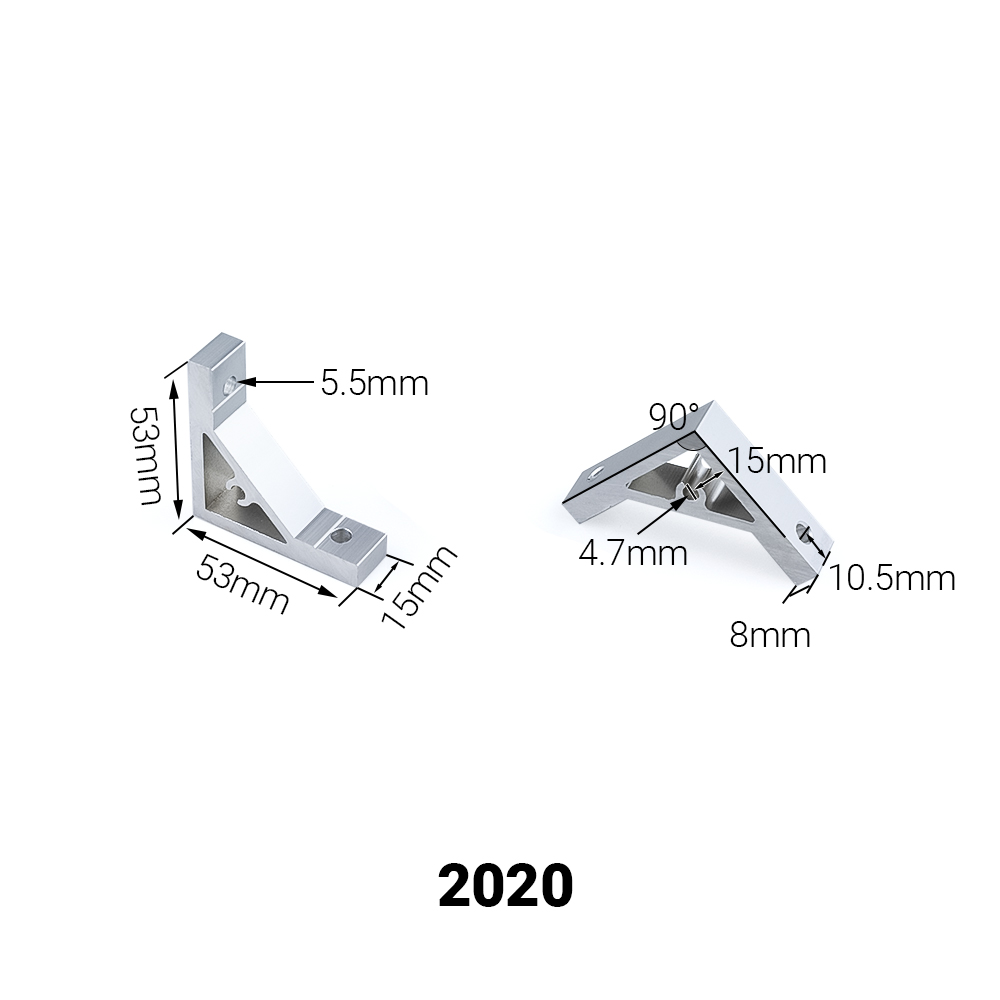 4 Stück/Set 90 Grad 2020 3030  – Woodworking Joints Bewertung und Preis