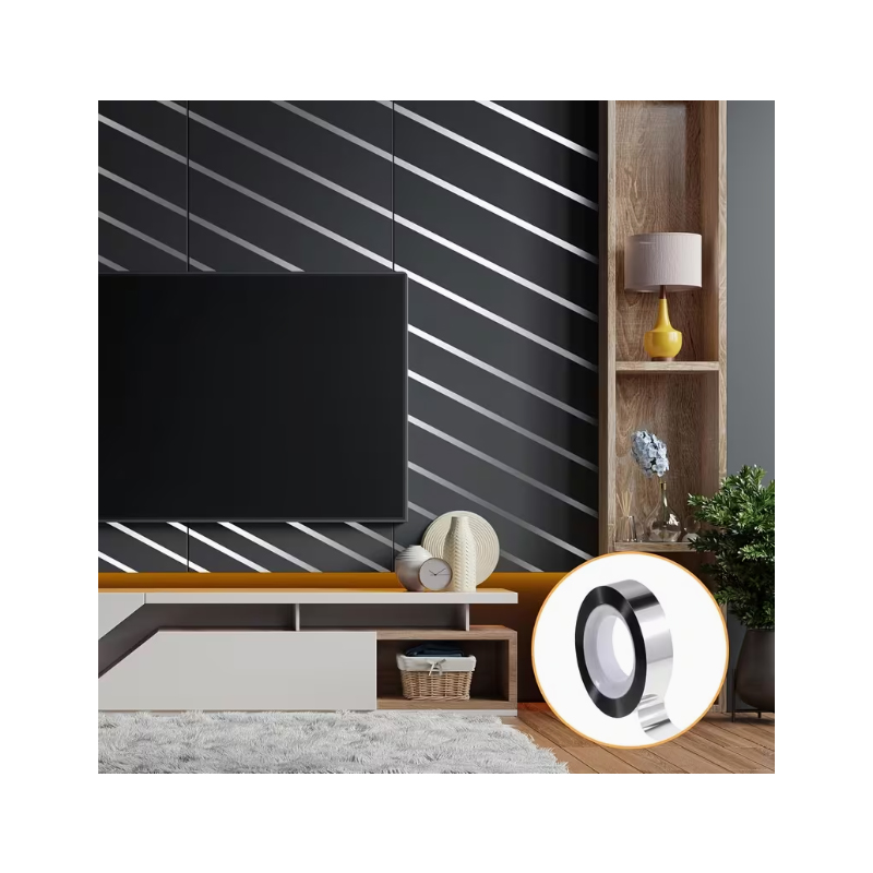 Metallic-Silber-Spiegelband –  – Woodworking Tv Bewertung und Preis