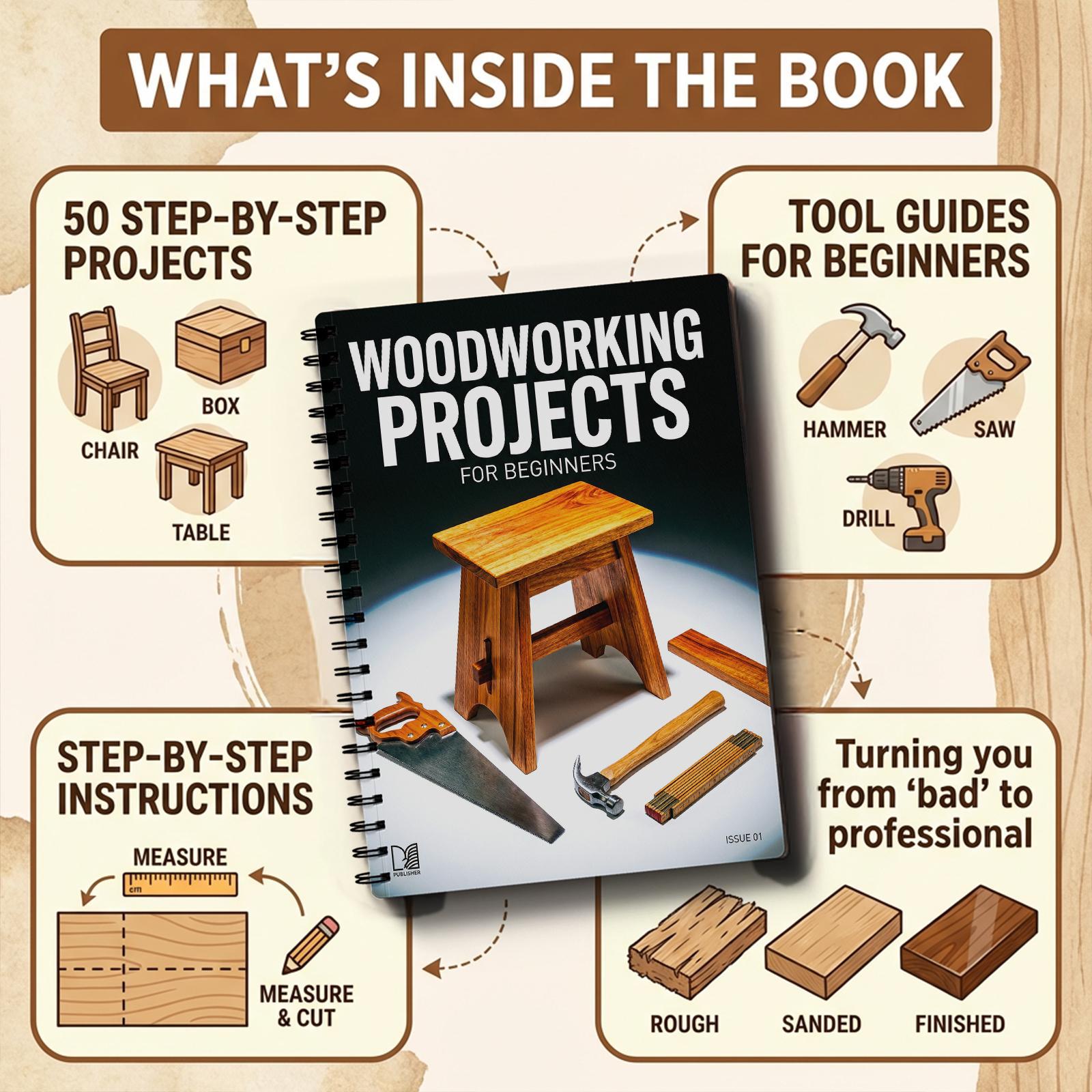 Anfänger-Guide für Holzbearbei – Woodworking Plans Free Bewertung und Preis